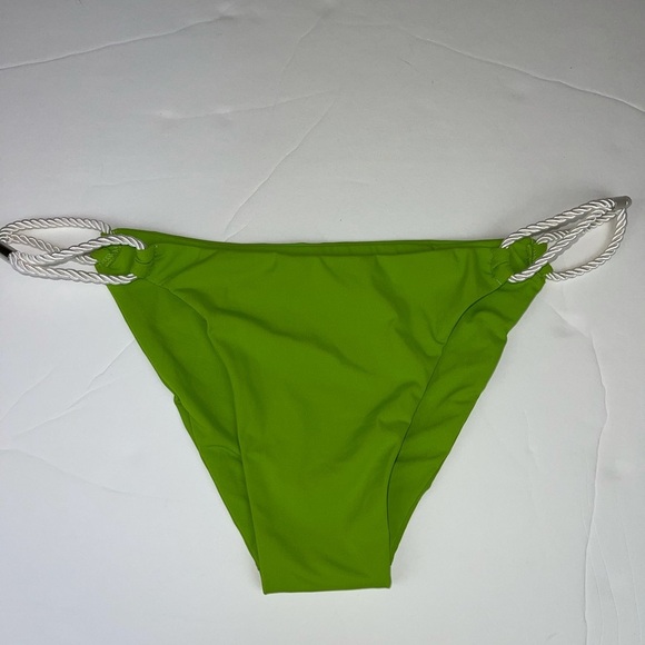 KORAL Swim Bikini Rope Bottoms Lime Green M - Picture 2 of 7
